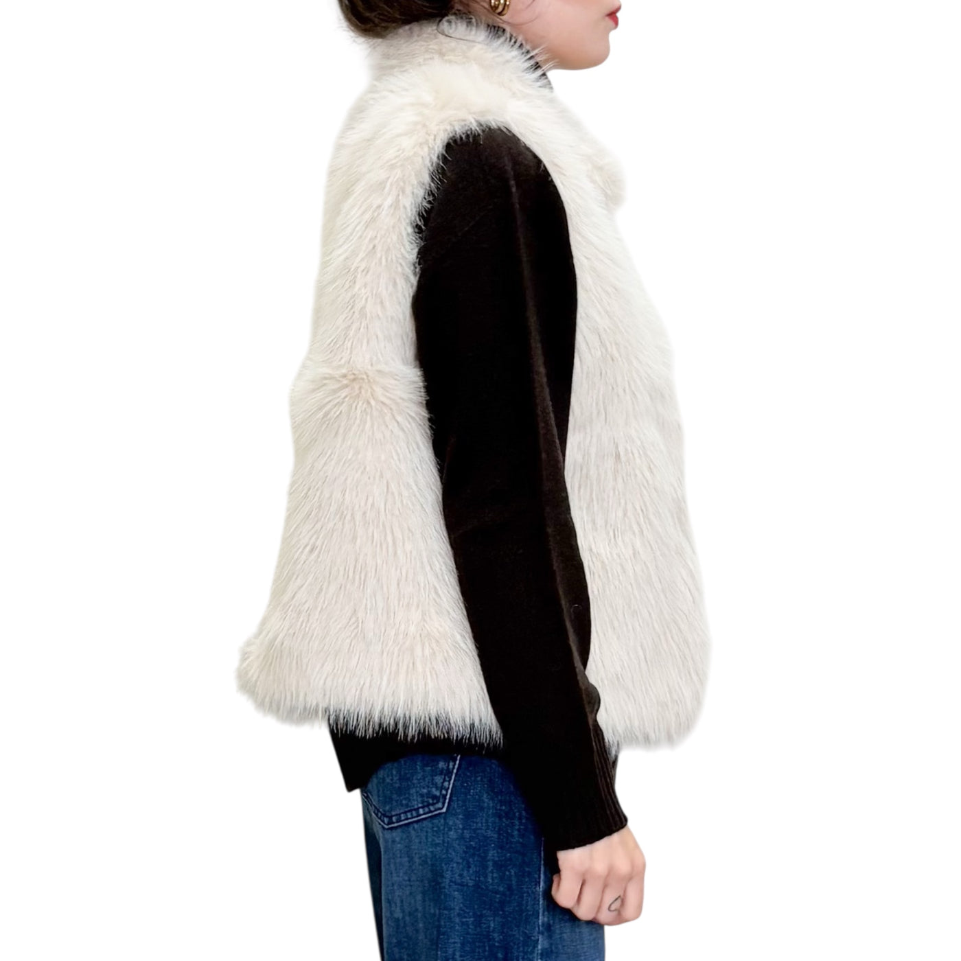 SVBoutique -Gilet Corto Reversibile