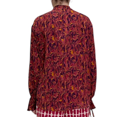 Maliparmi - Camicia con Rouges Lily’s Fantasia Bordeaux