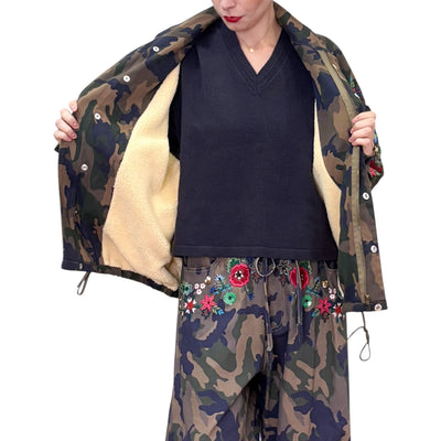 Front Street - Bomber Camu con Ricami