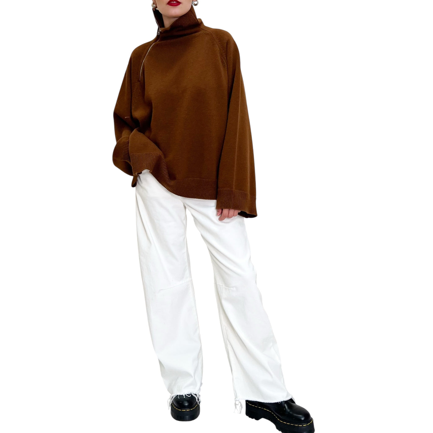 Phisique du Role - Maglia con collo alto con zip Lindt
