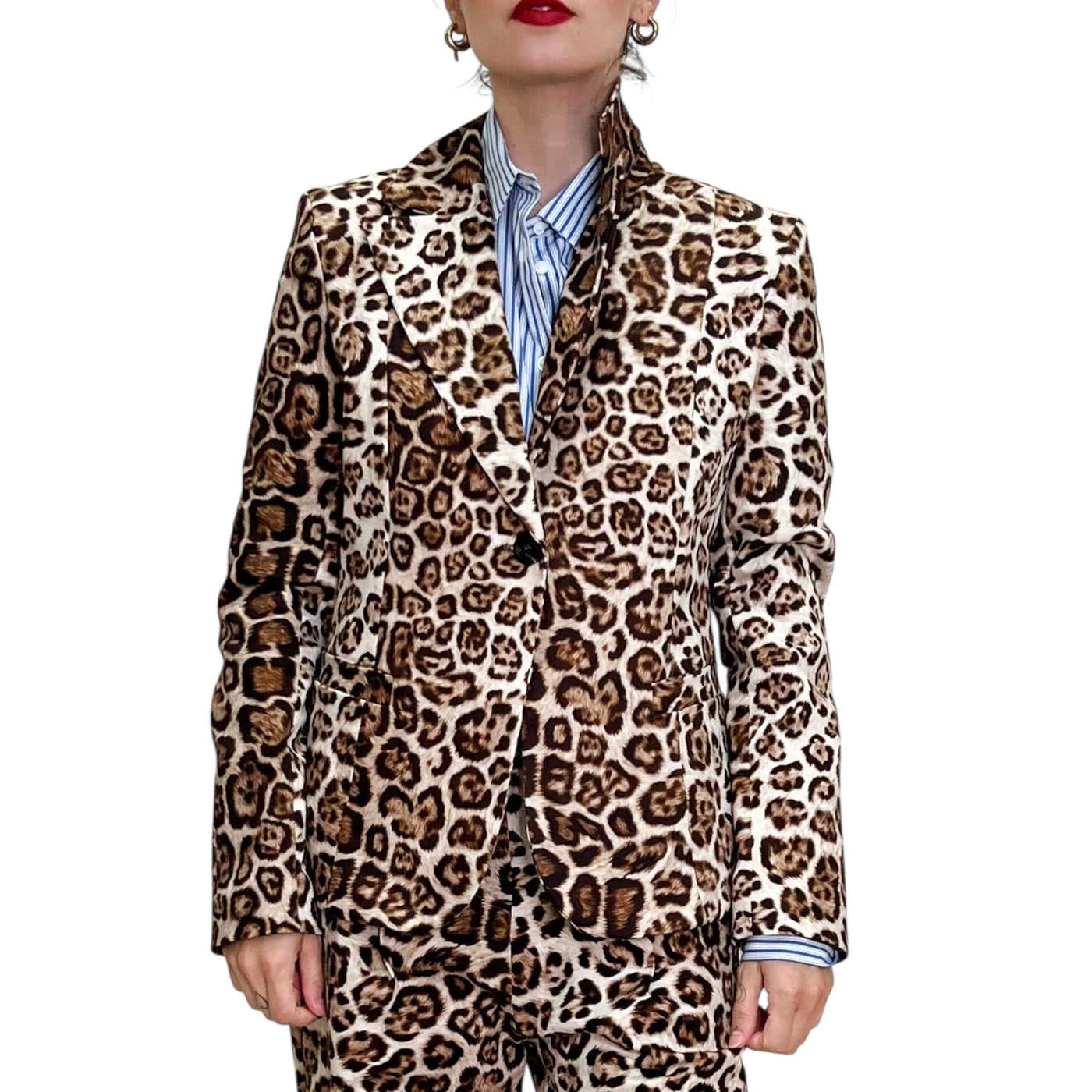 SV Boutique - Giacca Sciancrata Leopard