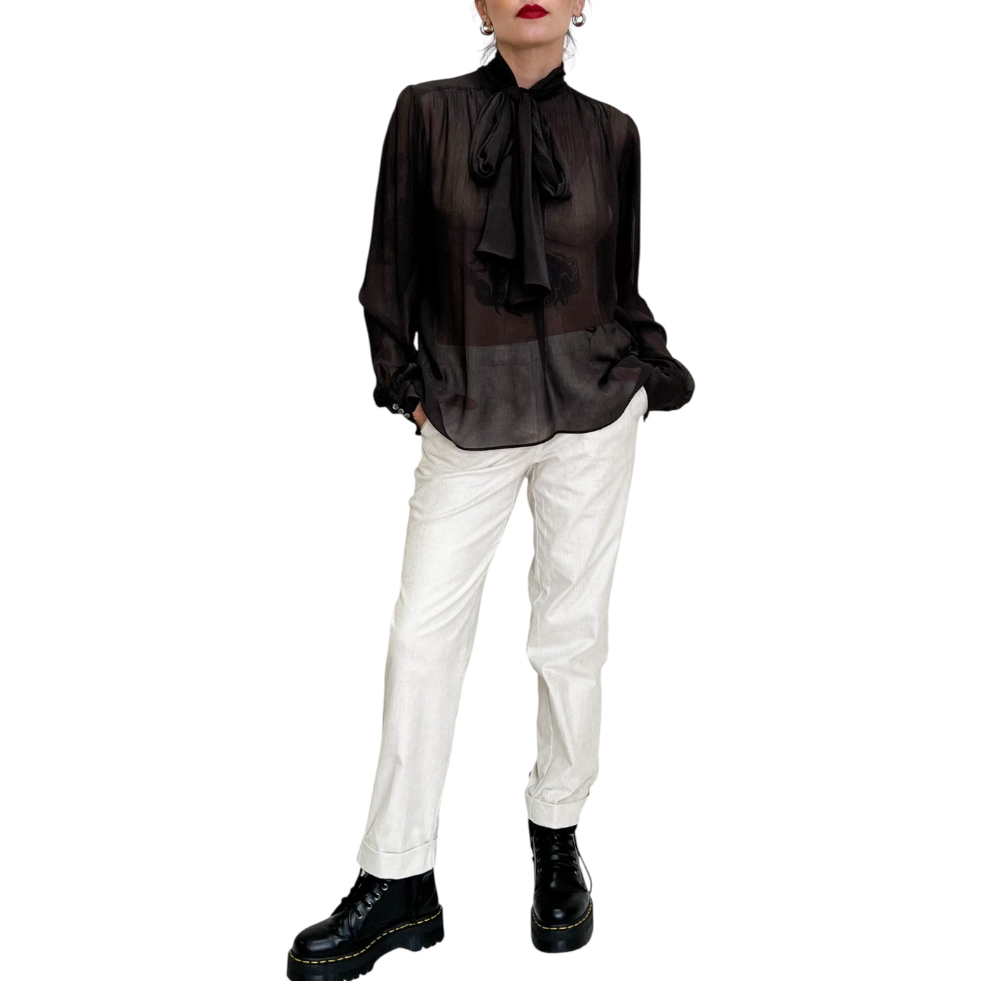 Jucca - Camicia con Fiocco Moro