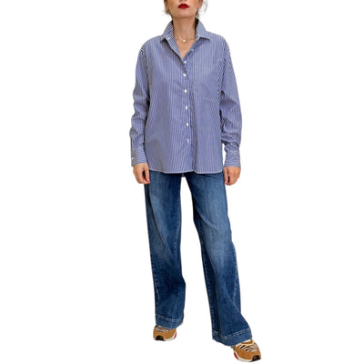 Robert Friedman- Camicia Sophie a Righe con Foulard