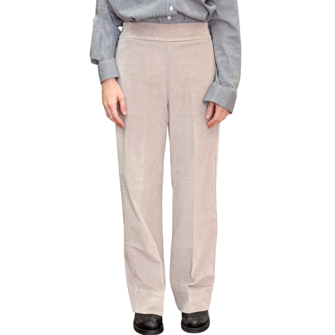 Cigala’s - Pantaloni Velluto Relaxed Wide Leg Avana