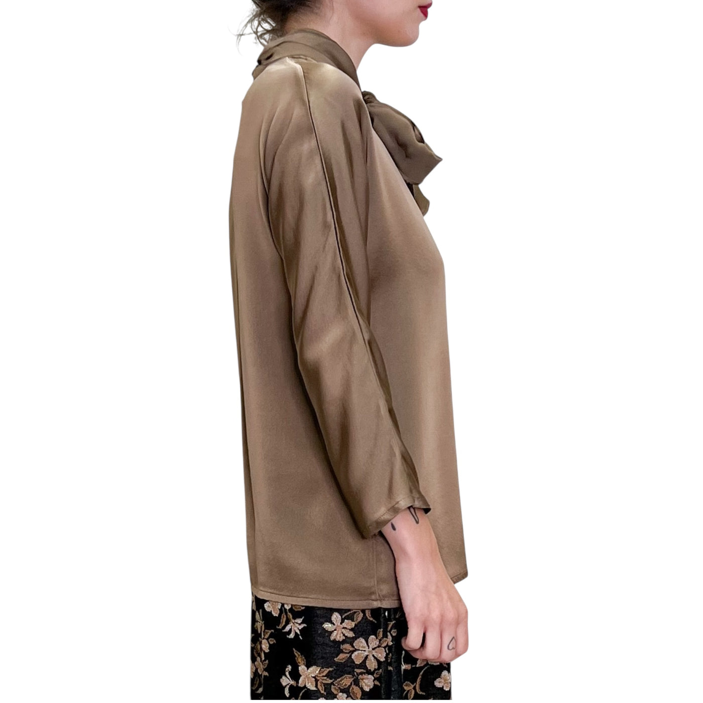 Jucca - Camicia con Fiocco Noisette