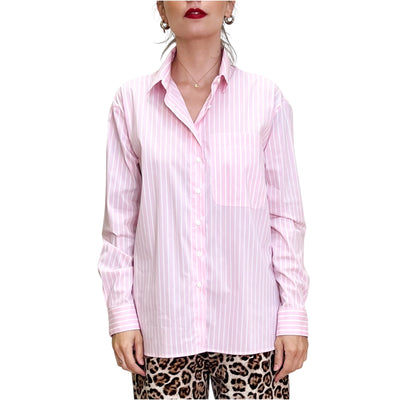 Robert Friedman - Camicia Pamy Righe Bianche e Rosa