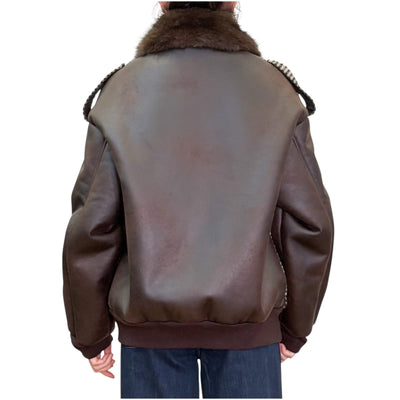 Souvenir - Bomber in Panno Check ed Ecomontone