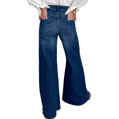 Cigala’s - Jeans Palazzo Denim Lavaggio Medio