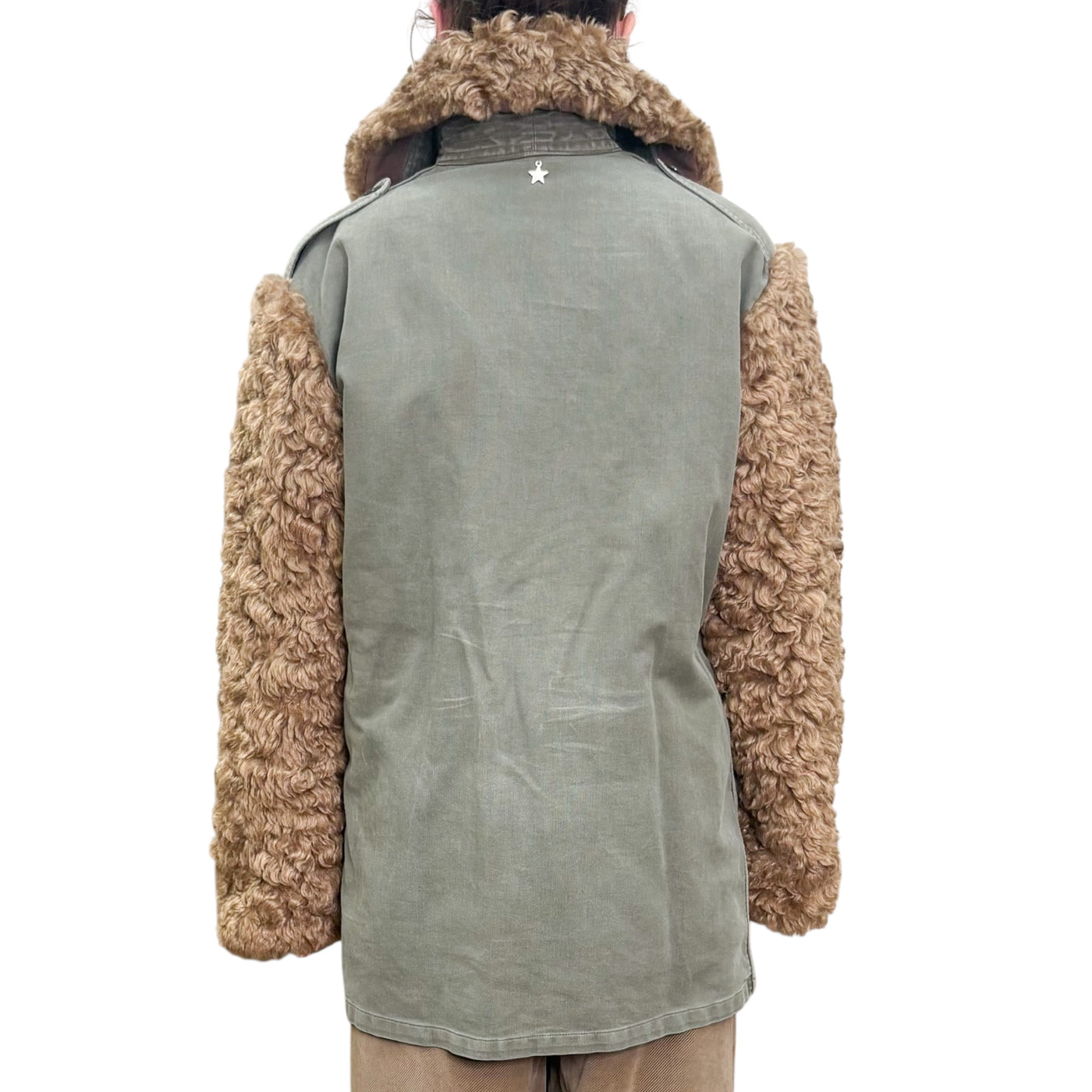 Souvenir - Sahariana Militare con Ecopelliccia