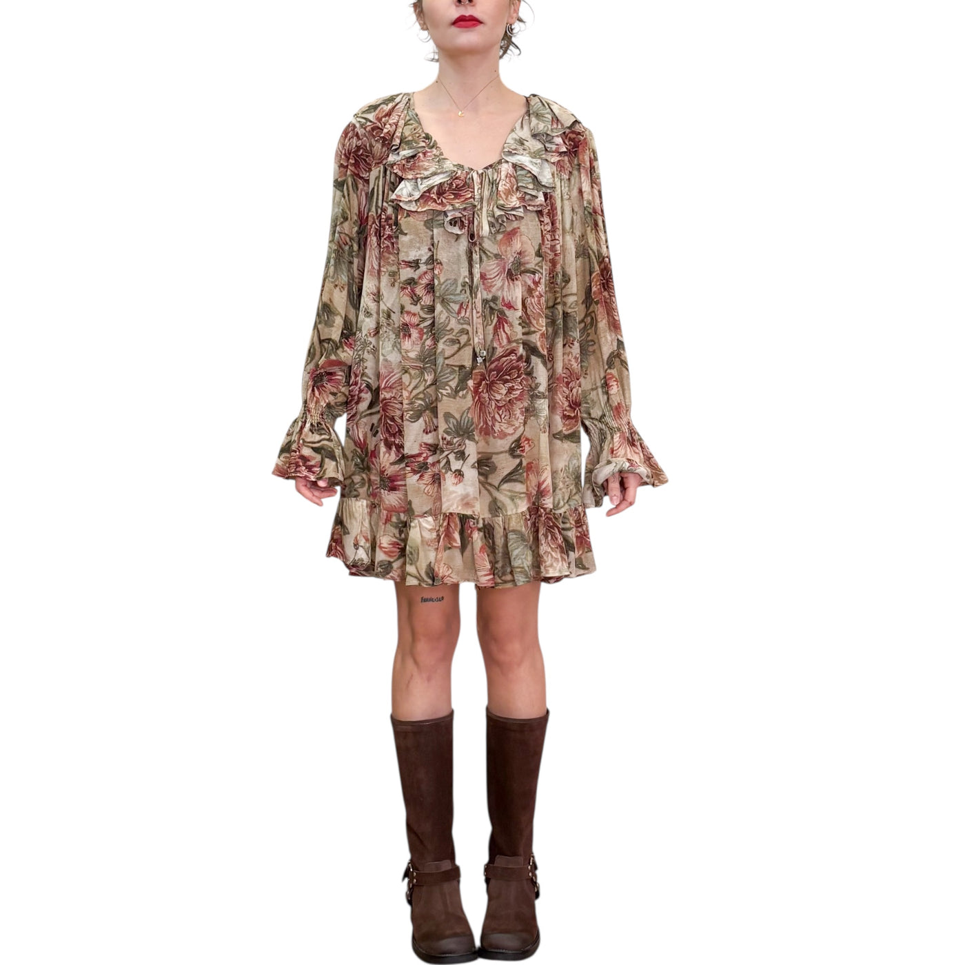 Souvenir - Abito Dolli Stampa Floreale