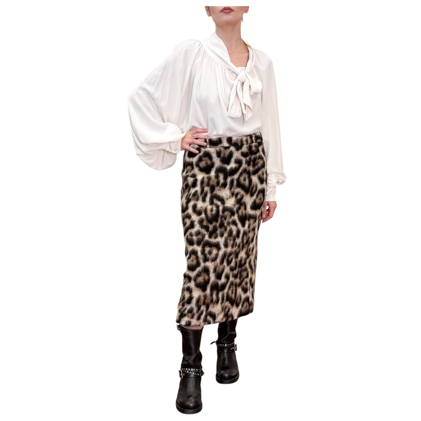 Jucca - Gonna Midi Leopard
