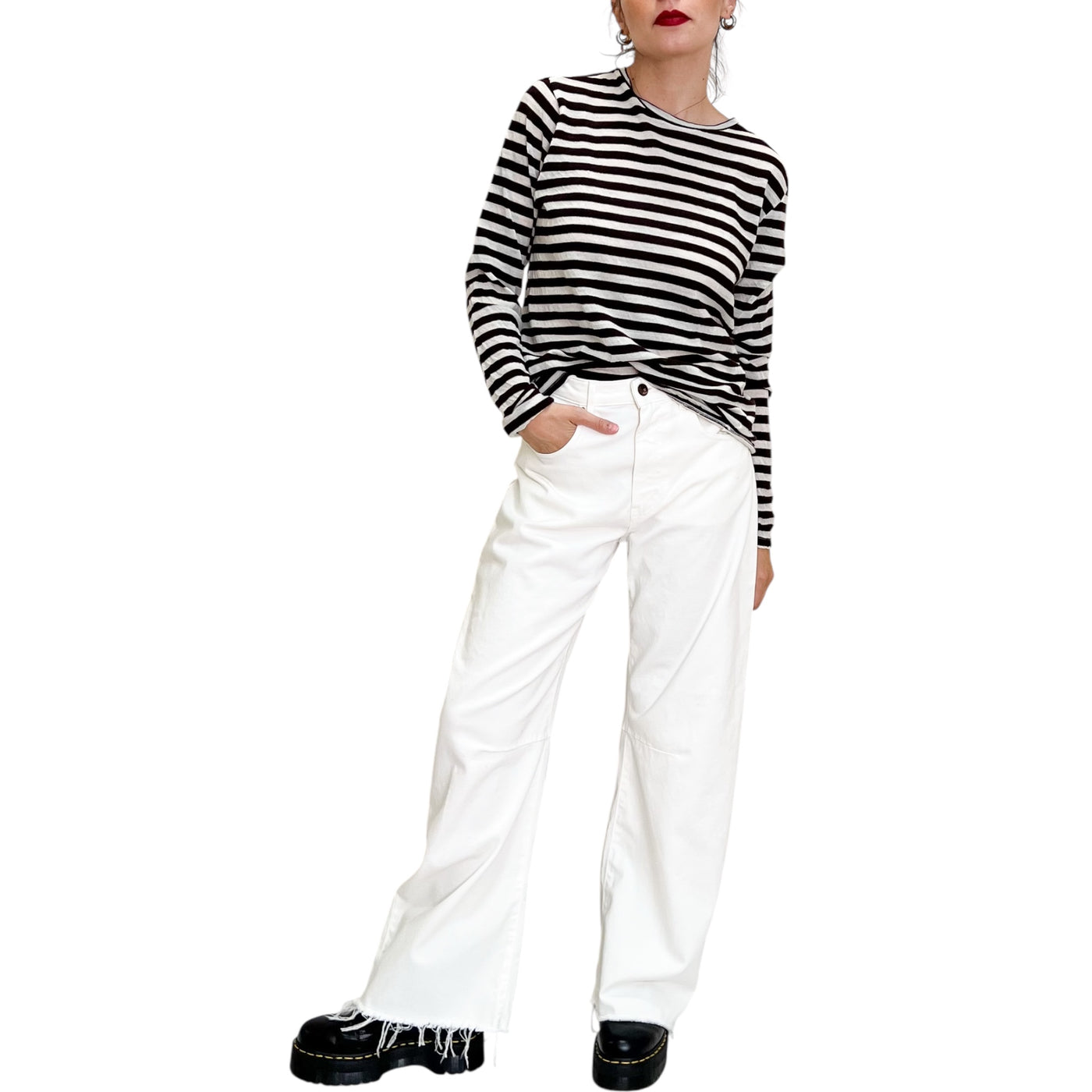 Cigala’s - Jeans Loose Fit Bianco