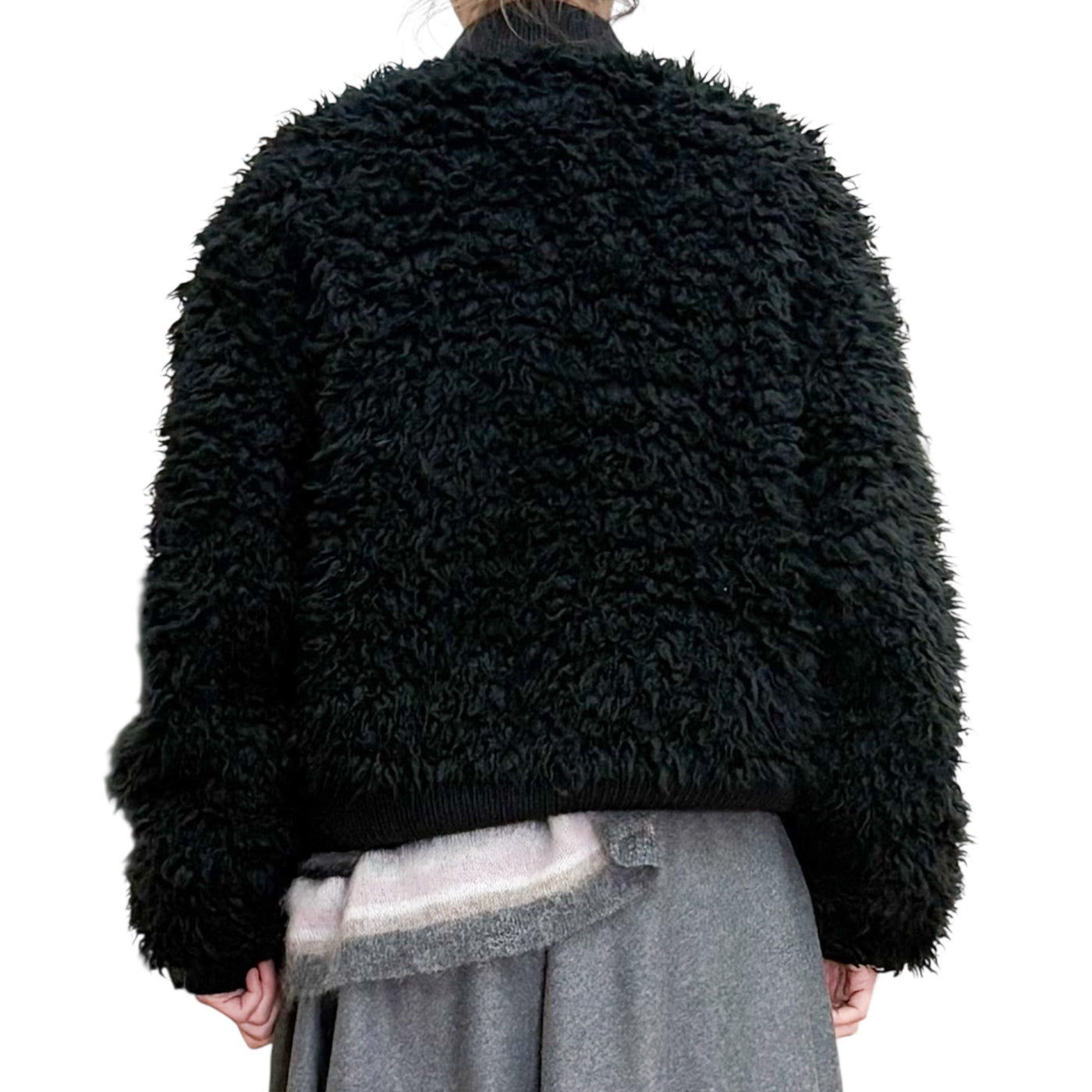 Phisique du Role - Bomber Ecopelliccia Reversibile Black