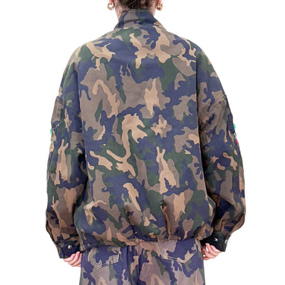 Front Street - Bomber Camu con Ricami