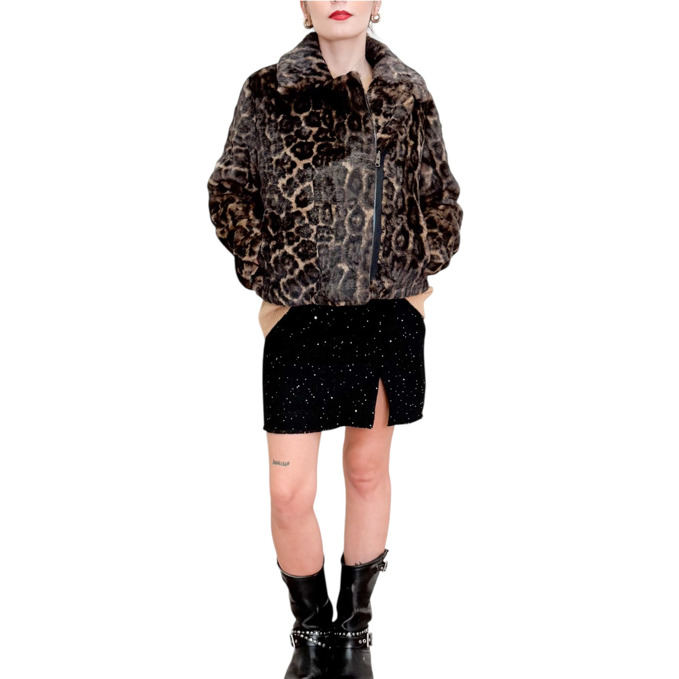 SV Boutique - Biker in Ecopelliccia Leo