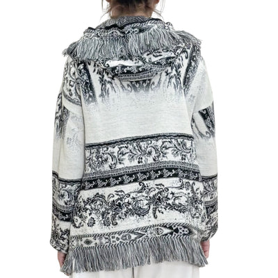 BYE - Maglia con Cappuccio e Frange