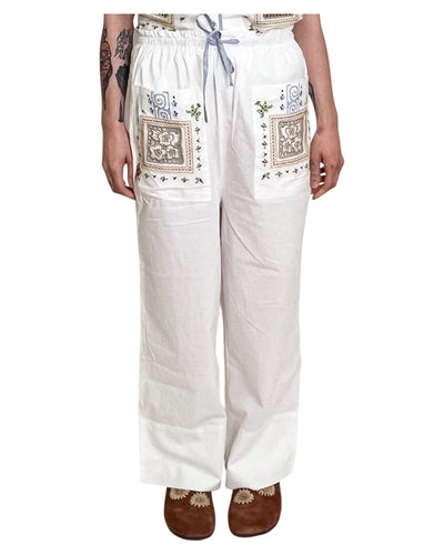 Hod Paris - Pantaloni Barbara con Ricami