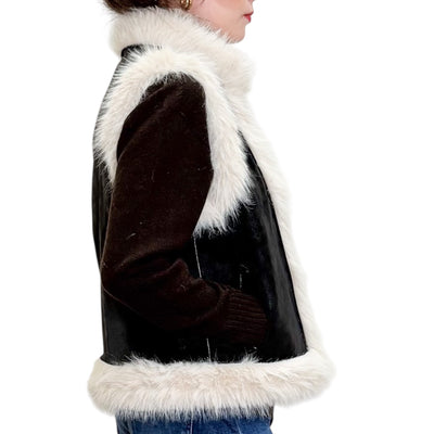 SVBoutique -Gilet Corto Reversibile