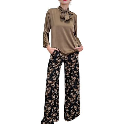 Jucca - Camicia con Fiocco Noisette