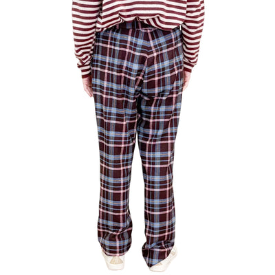 Niu - Pantaloni Easy Check Camelia