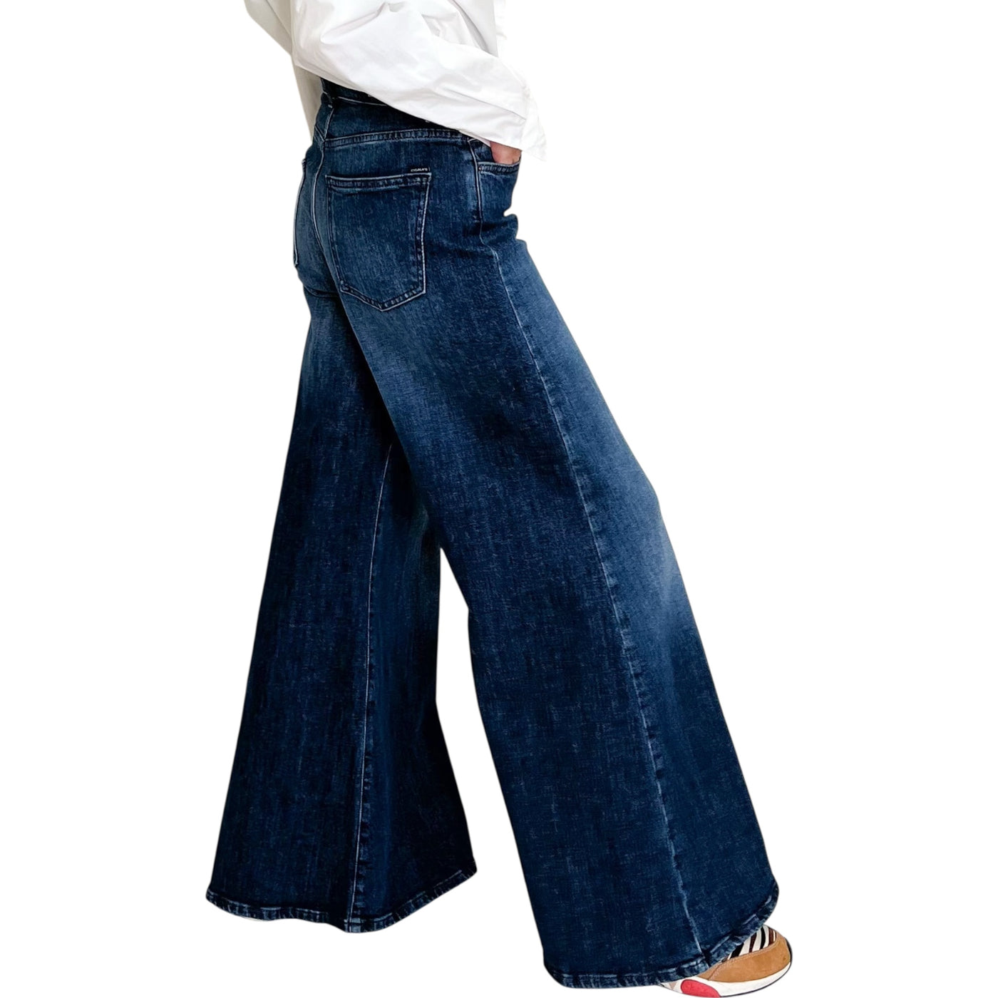 Cigala’s - Jeans Palazzo Denim Lavaggio Medio