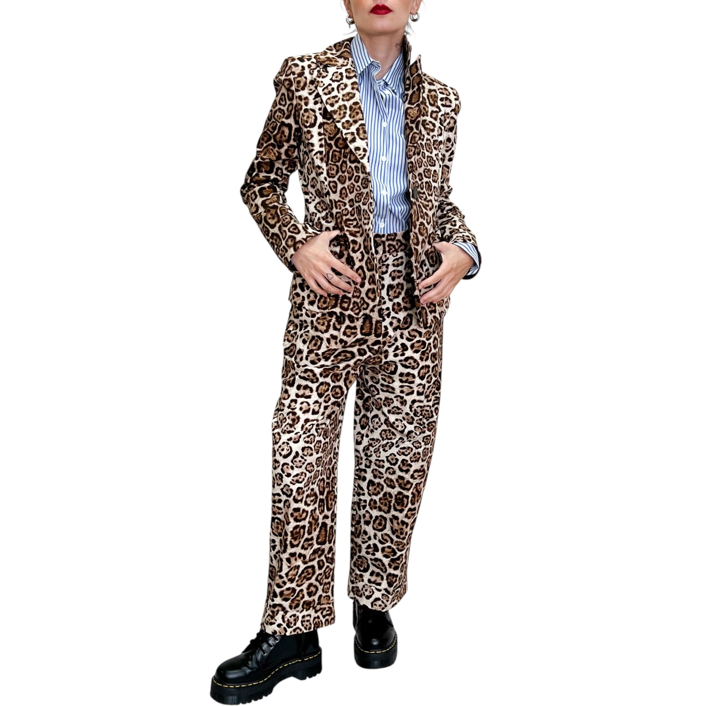 SV Boutique - Giacca Sciancrata Leopard
