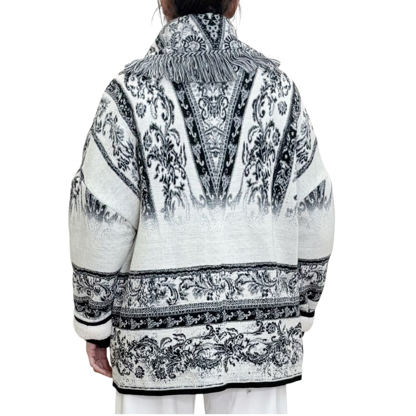 BYE - Giaccone in maglia con Interno Ecopelliccia