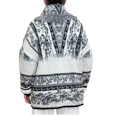 BYE - Giaccone in maglia con Interno Ecopelliccia