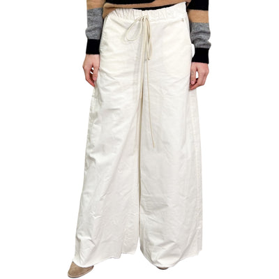 SVBoutique - Pantaloni Palazzo Velluto Milk