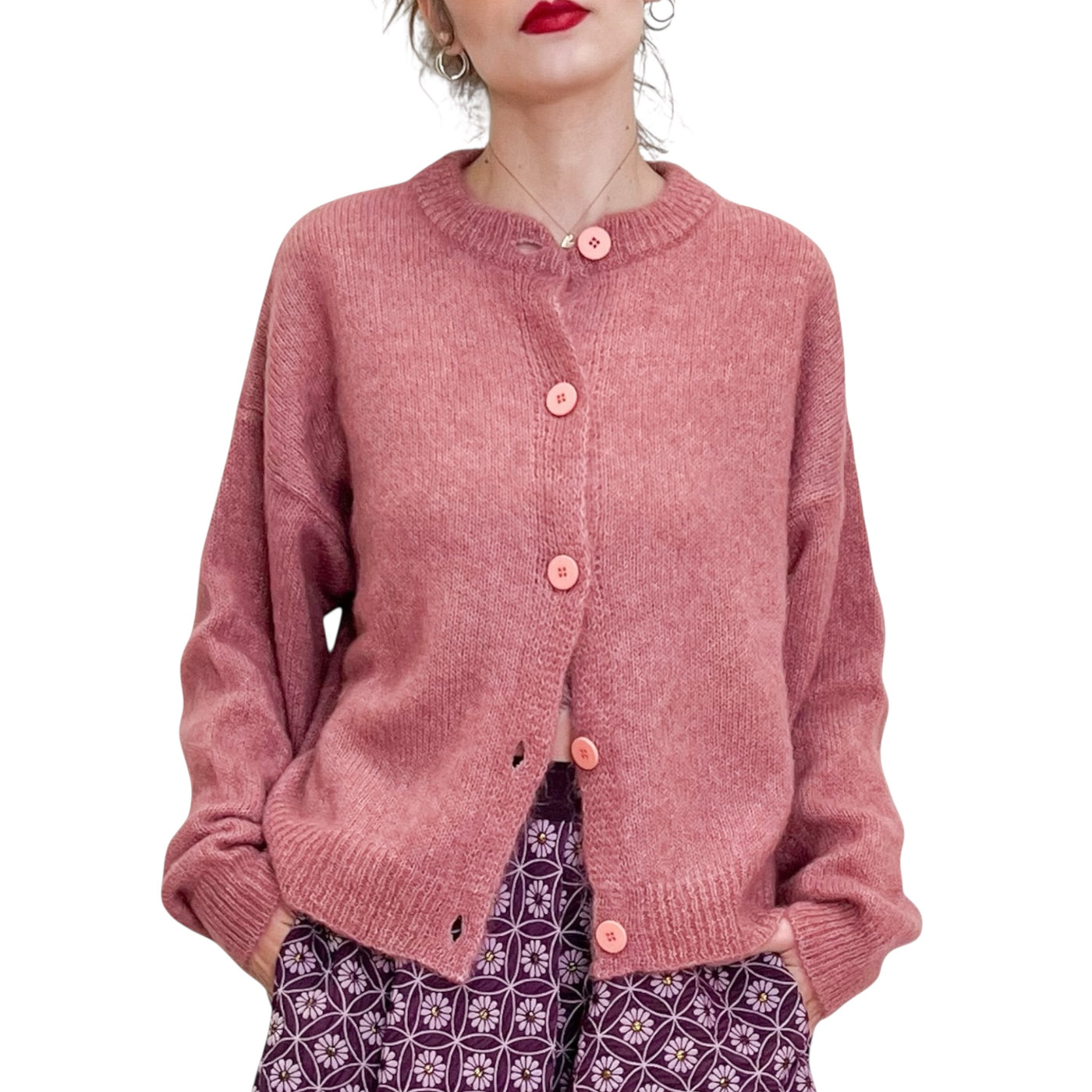 Niu - Cardigan Bomber Soft Sakura