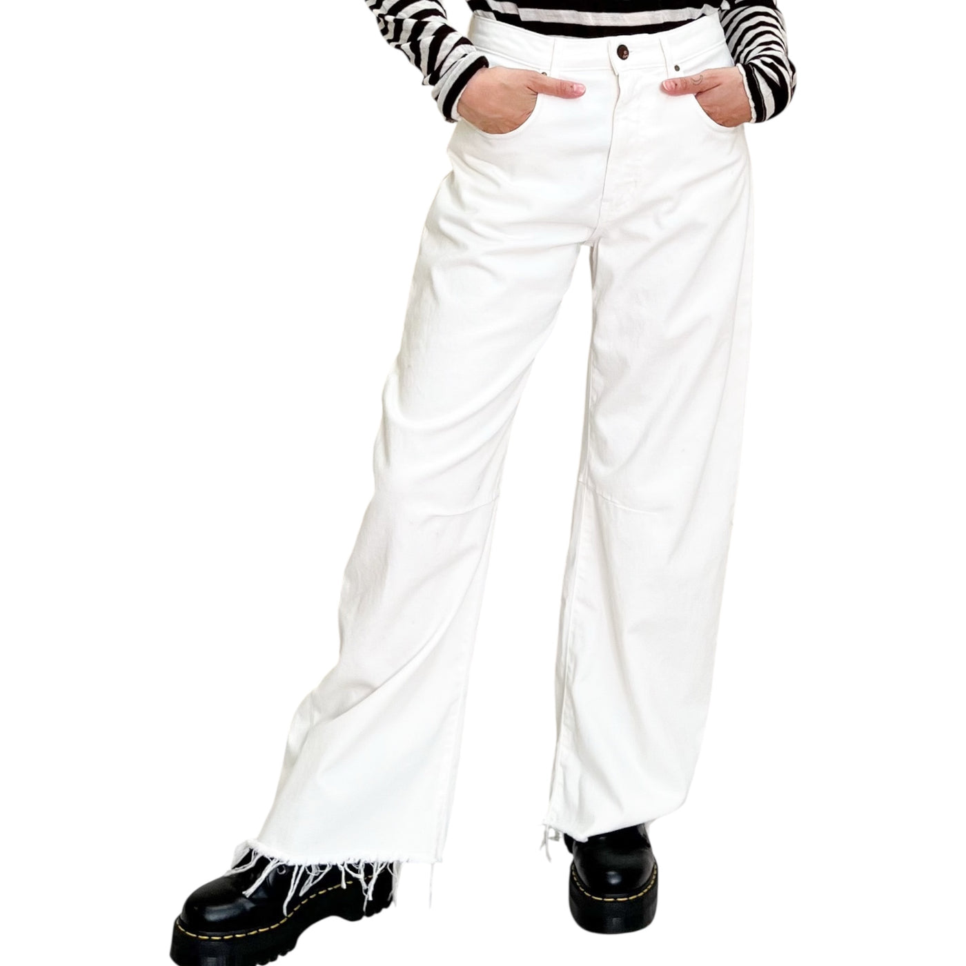 Cigala’s - Jeans Loose Fit Bianco
