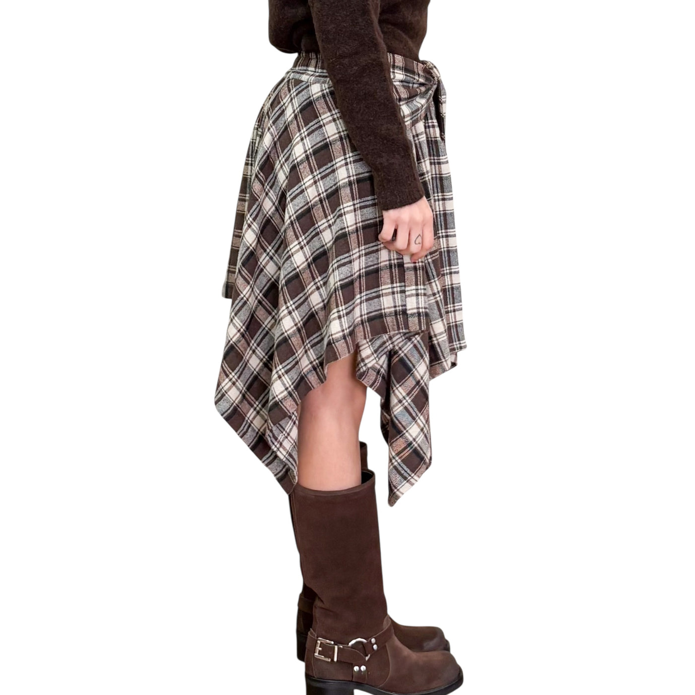 Souvenir - Gonna con Fusciacca e Punte Check