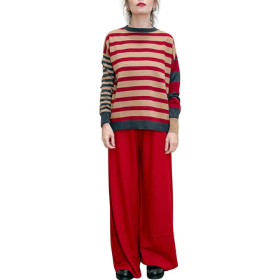 Quilisia - Maglia Girocollo a Righe