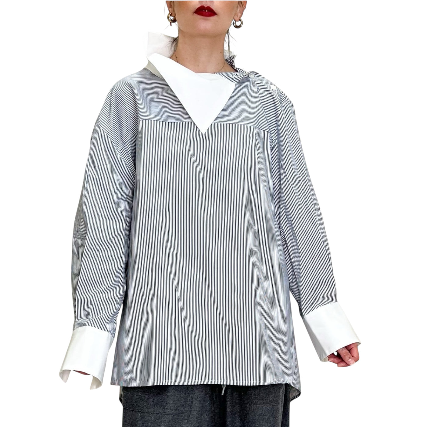 Phisique du Role - Camicie con Collo Apribile Riga Grey