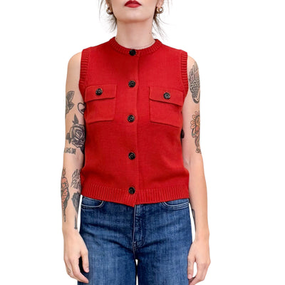 Quilisia - Gilet con Taschine Geranio