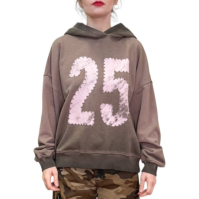 Souvenir - Felpa Con Cappuccio Gianduia