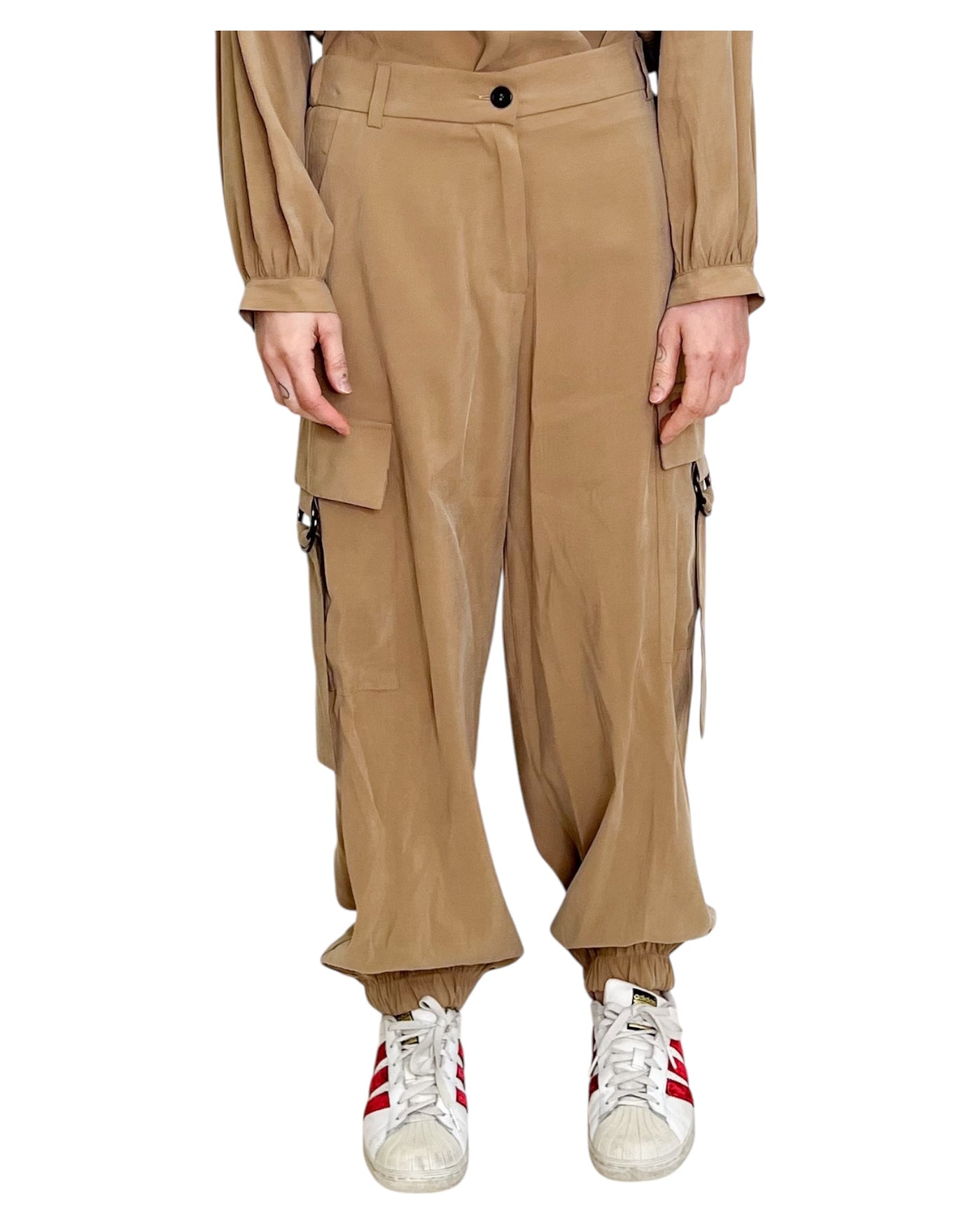 SV Boutique - Pantaloni con Tasconi Nocciola