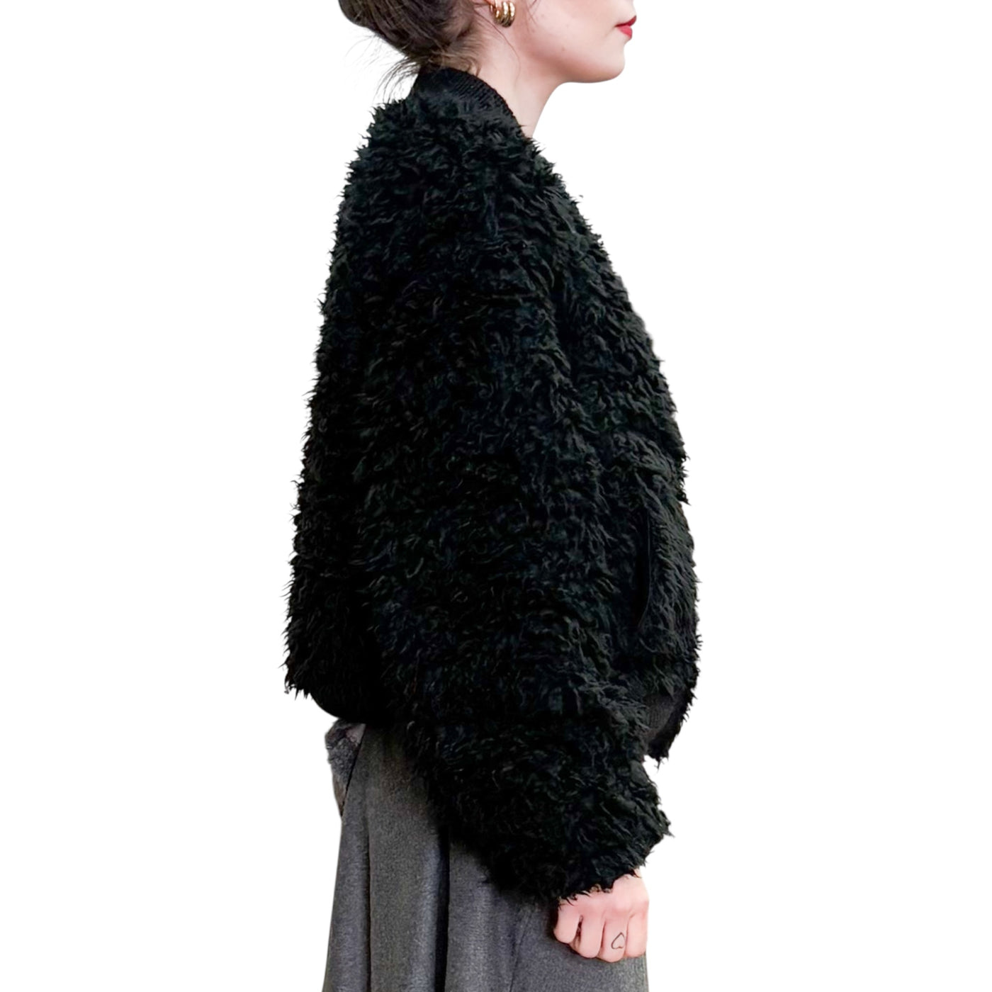 Phisique du Role - Bomber Ecopelliccia Reversibile Black