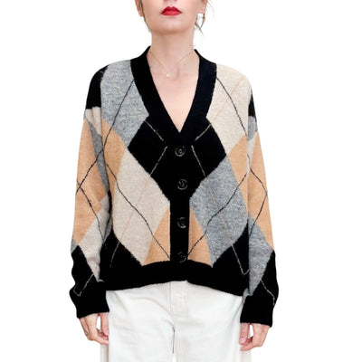 Quilisia - Cardigan con Losanghe