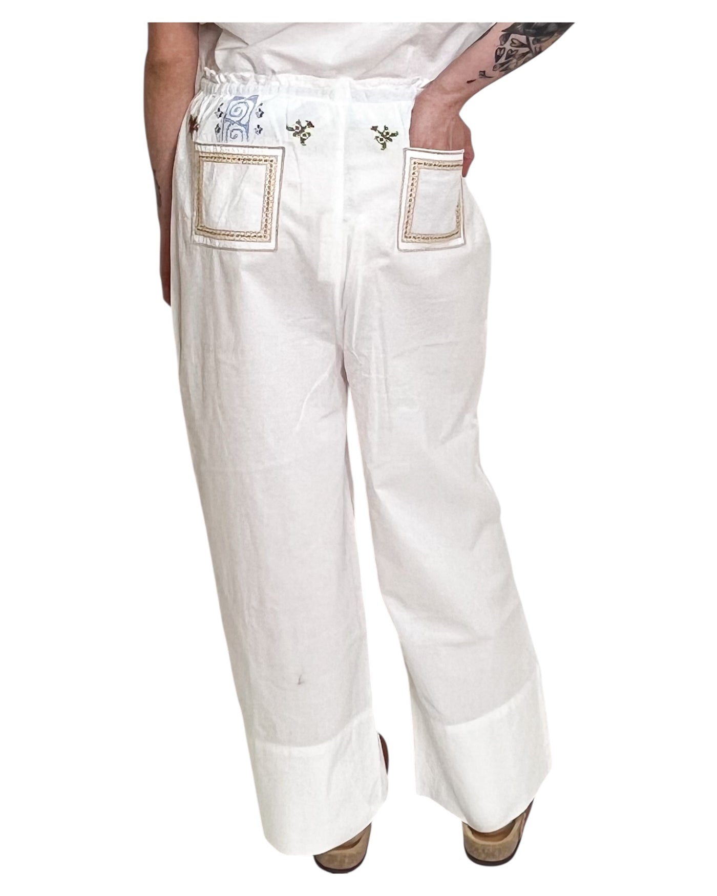 Hod Paris - Pantaloni Barbara con Ricami