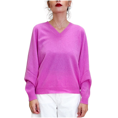 Floor - Maglia Scollo a V Orchidea