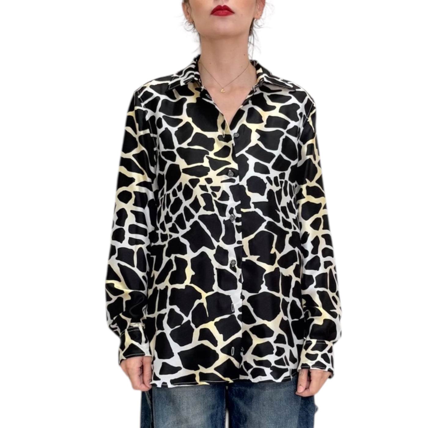 Maliparmi - Camicia Collection Print Black e White