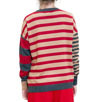 Quilisia - Maglia Girocollo a Righe