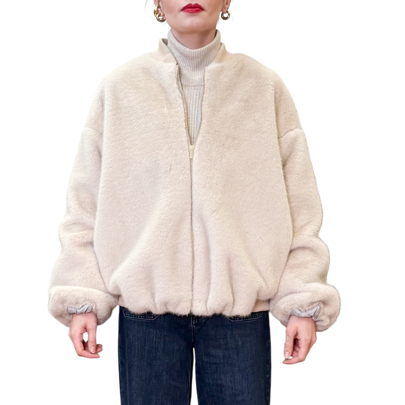 SVBoutique - Bomber Ecopelliccia