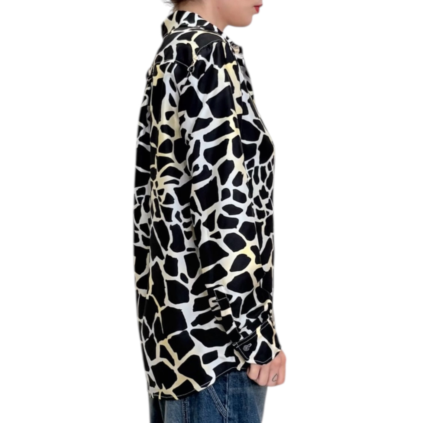Maliparmi - Camicia Collection Print Black e White