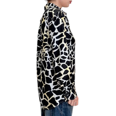 Maliparmi - Camicia Collection Print Black e White