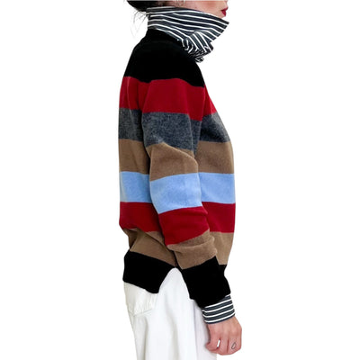 Jucca - Maglia Girocollo Righe Multicolor