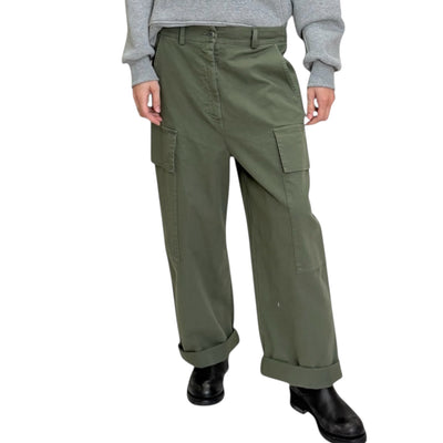 SVBoutique - Pantaloni Cargo Verde Militare