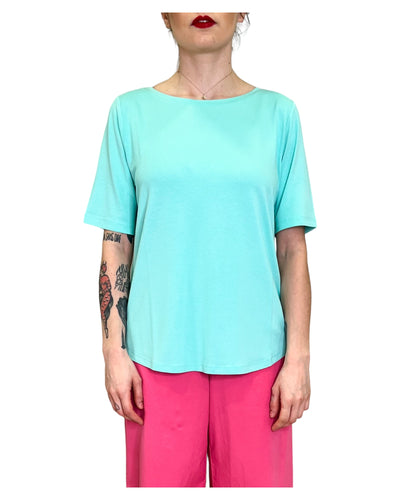 Maliparmi - T-Shirt Soft Jersey Acqua